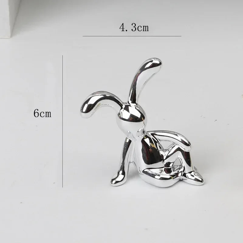 Silver Cartoon animal Dashboard decor