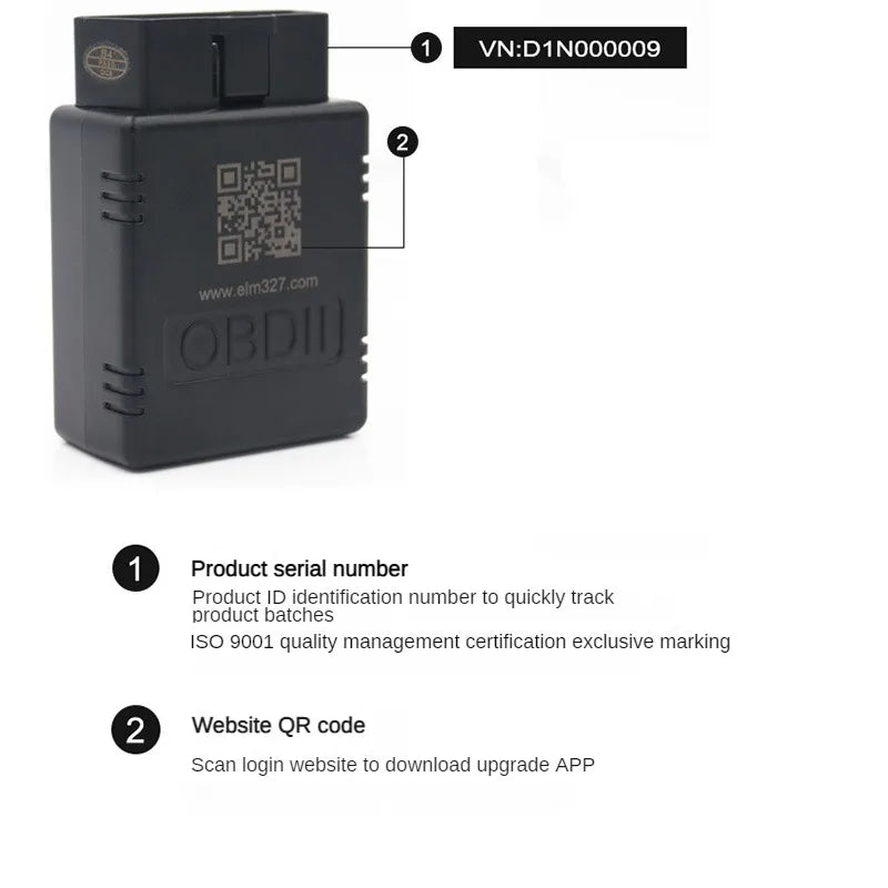 Automotive Diagnostic Tools Bluetooth-Compatible OBD2 Scanner V1.5 Code Reader