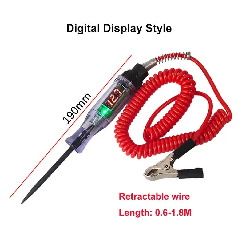 Auto Voltage Circuit Tester 6V/12V/24V